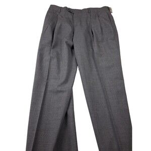 Jos A Bank Traveler Wool Dress Pants 36S Windsor Model Stretch